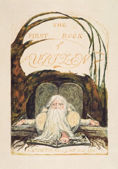 The First Book of Urizen, plate 1 by William Blake